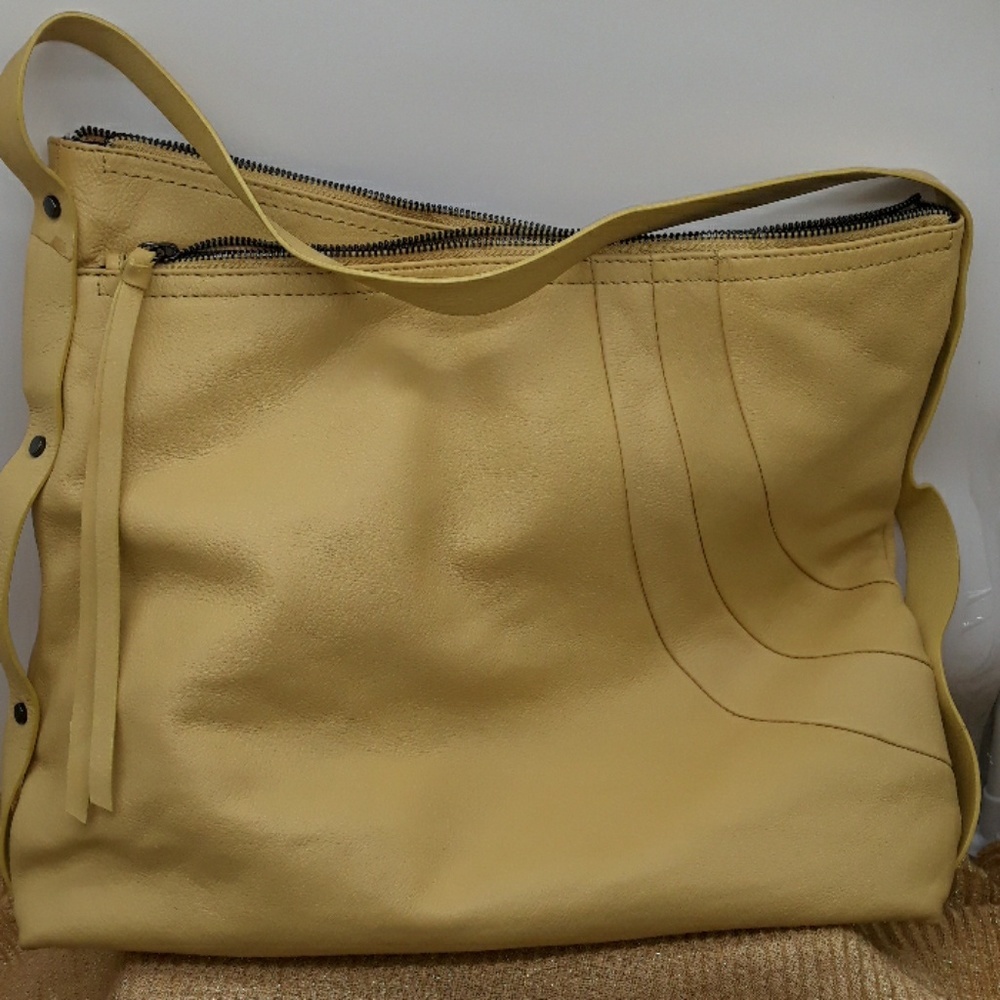 YELLOW KOOBA LEATHER PURSE